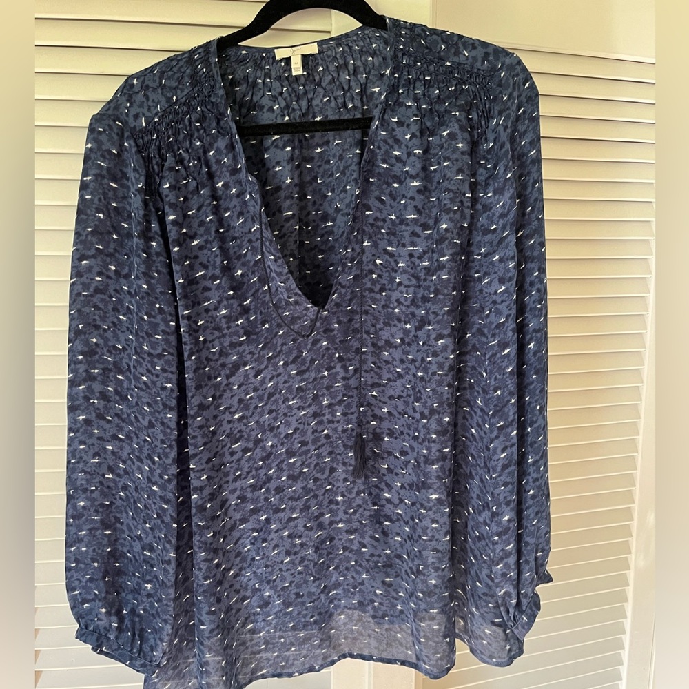 Joie Long Sleeve Sheer Top